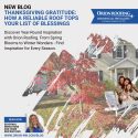 Thanksgiving Gratitude: How a Reliable Roof Tops Your List of Blessings