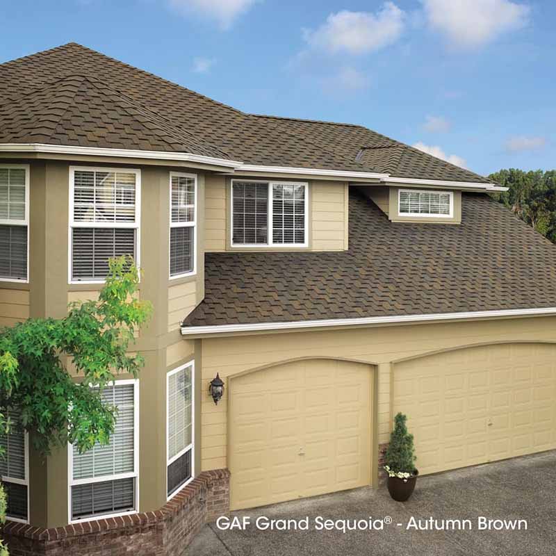 Grand Sequoia® Shingles: Autumn Brown Roof